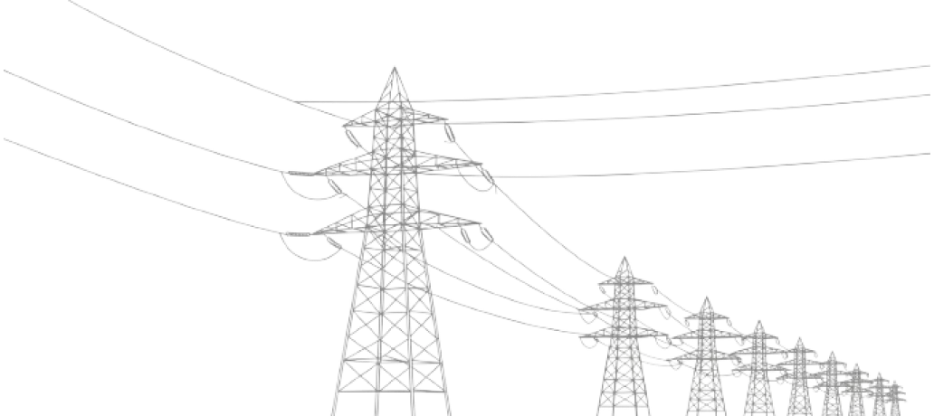 送電鉄塔のイラスト