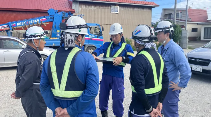 作業現場の風景画像