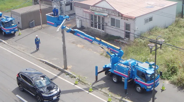 作業現場の風景画像