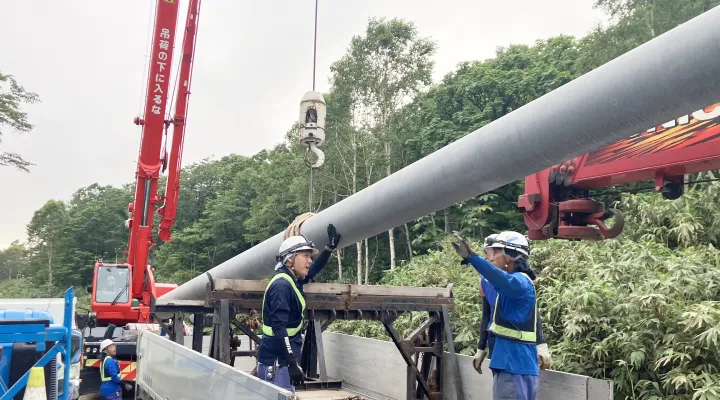 作業現場の風景画像