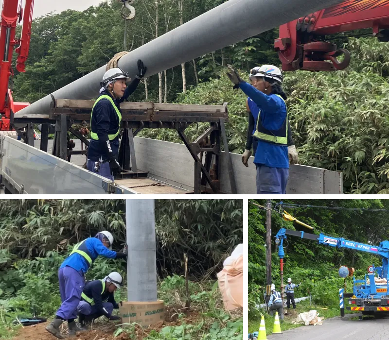 実際の作業風景