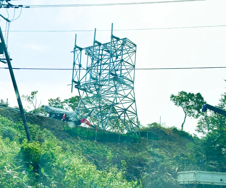 暮らしには電気が必要なことがわかるリビングの画像